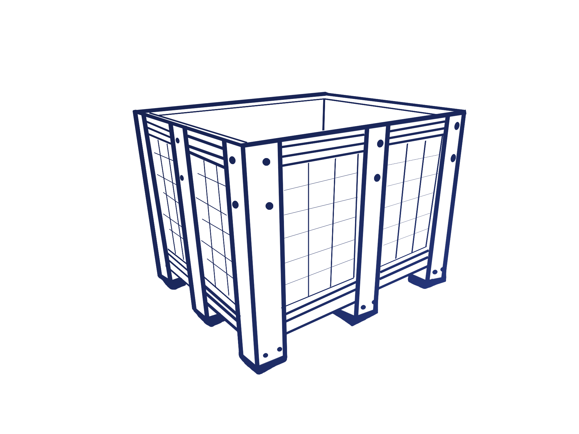 باکس پالت پلاستیکی