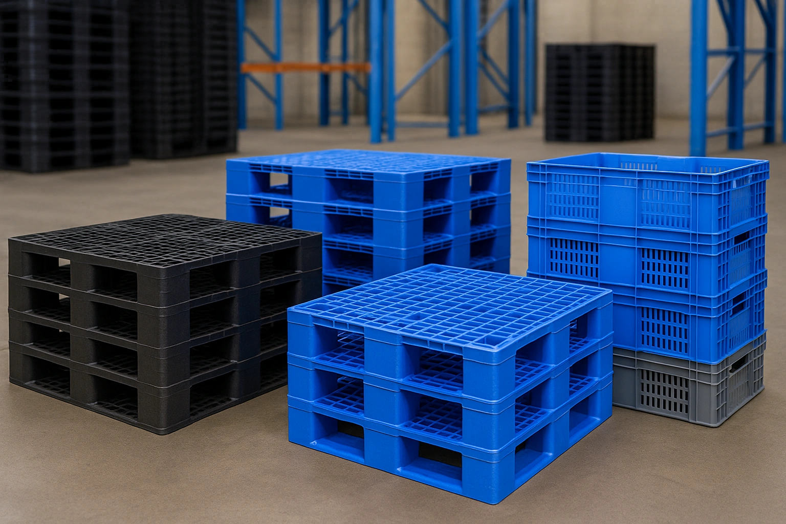 پالت پلاستیکی چیست و چرا جایگزین مناسبی برای پالت چوبی است؟